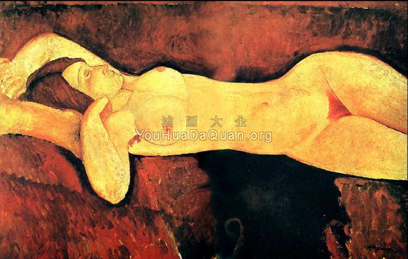 Reclining Nude - 阿米地奥·莫迪里阿尼
